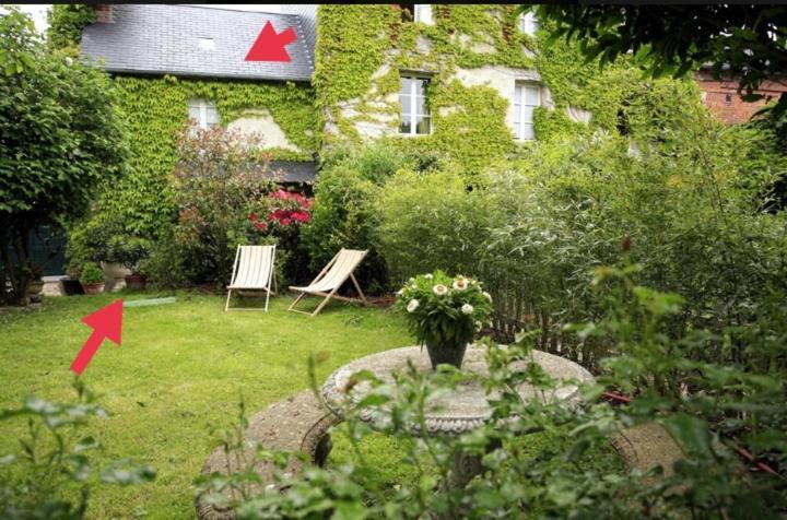 Les Chambres D'Hotes Le Val D'Honfleur 에쿼뭐빌 객실 사진